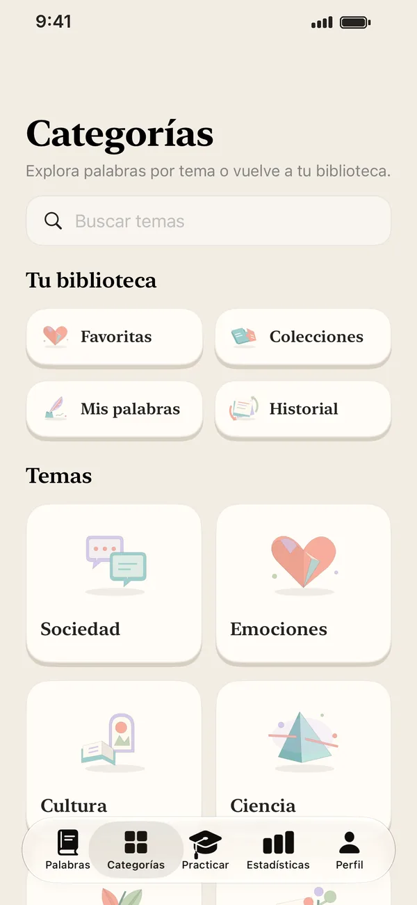 Categorías